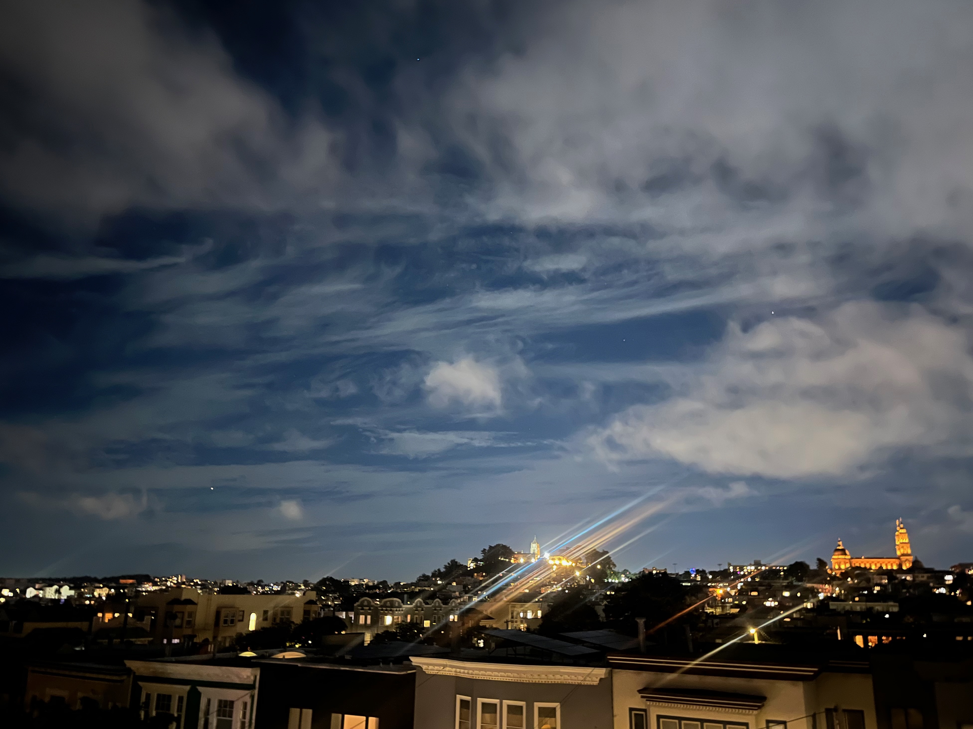 iphone picture of the night sky